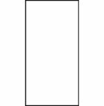 A plain white rectangular surface is enclosed within a thin black border with no markings or objects present suggesting a minimalistic art or design context.