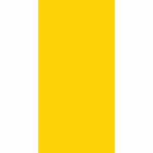 A large yellow square fills the right side while a white area occupies the left side creating a stark color contrast in a simple and minimalistic layout.