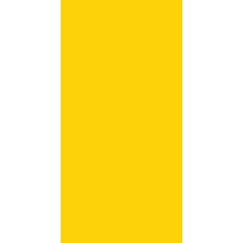 Solid Color Tube Headband A large yellow square fills the right side while a white area occupies the left side creating a stark color contrast in a simple and minimalistic layout.