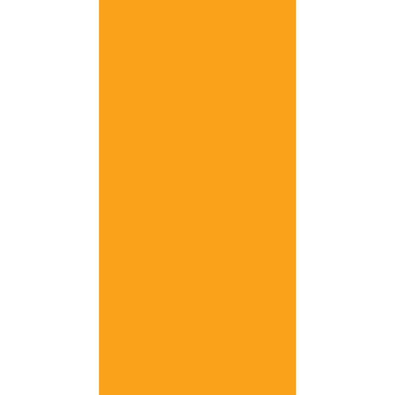 Solid Color Tube Headband A vibrant orange circle is prominently displayed on a white background suggesting a bold and simple design emphasizing color contrast and minimalism.