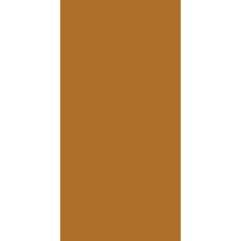 Solid Color Tube Headband A solid rectangle in a warm brown color occupies the center of a white background creating a simple and minimalist visual contrast that draws attention to the color rather than detail.