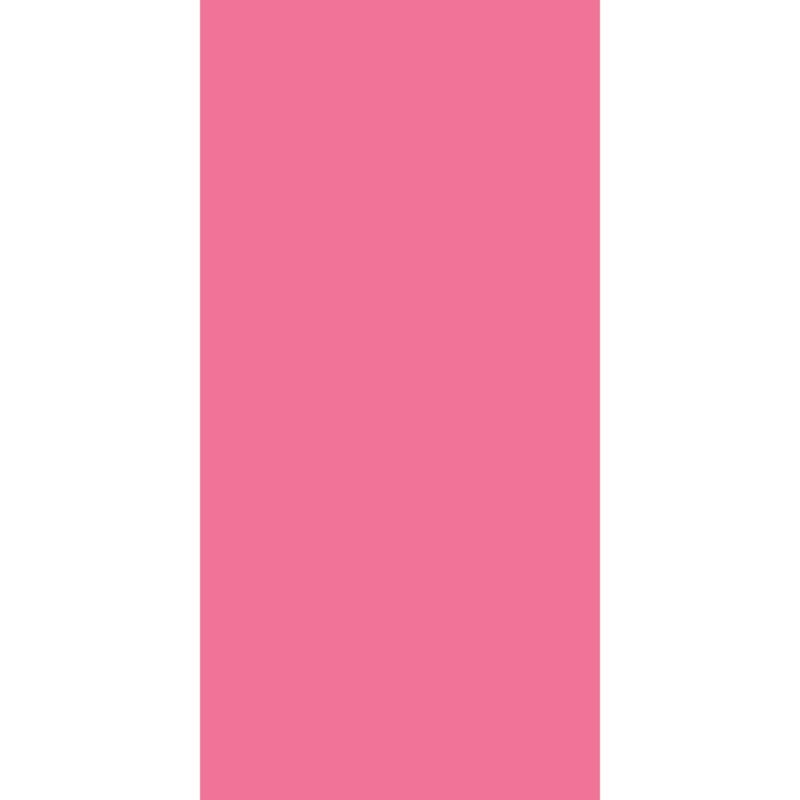 A solid pink rectangle occupies the left half while the right half remains white suggesting a minimalist design or art piece positioned against a plain backdrop.
