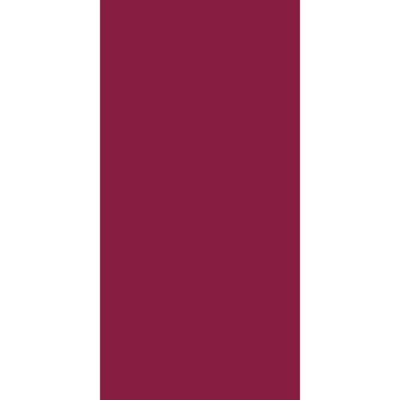 A solid burgundy rectangle is displayed against a white background showcasing deep red color with no other elements or text present in the surrounding environment.