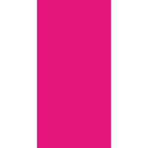 A large vibrant pink object is centrally placed against a plain white background creating a striking contrast and an impactful visual presence.