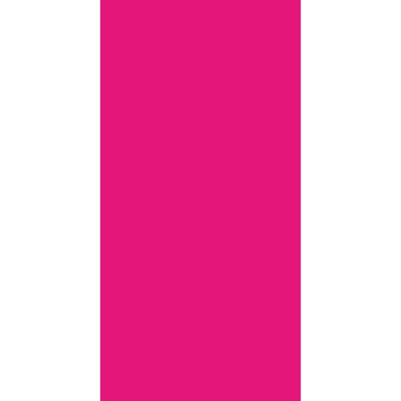 Solid Color Tube Headband A large vibrant pink object is centrally placed against a plain white background creating a striking contrast and an impactful visual presence.