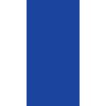 A solid blue rectangle with a white left section appears beside it creating a contrast between the colors in the design which suggests simplicity and clarity.