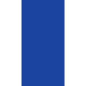 A solid blue rectangle with a white left section appears beside it creating a contrast between the colors in the design which suggests simplicity and clarity.