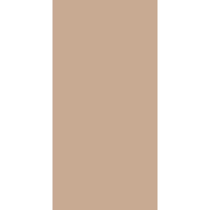 Solid Color Tube Headband A beige square occupies part of a larger white background creating a stark contrast that emphasizes the simplicity of the design where no other objects or actions are present