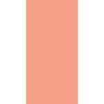 A light peach-colored rectangular shape occupies the left side with a stark white area on the right  creating a simple two-tone composition that emphasizes color contrast.