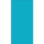 A solid turquoise rectangle stands vertically in the center with white margins on either side creating a simple and clean visual contrast in an abstract design.