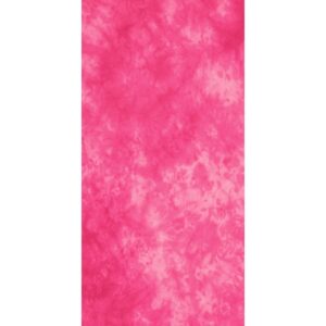 A bright pink textured fabric covers the surface with variations in shade creating a marbled effect that enhances its visual depth and appeal in a playful design context