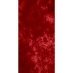 A textured fabric in deep red displays a marbled pattern with varying shades of red creating a rich and vibrant effect against a solid background.
