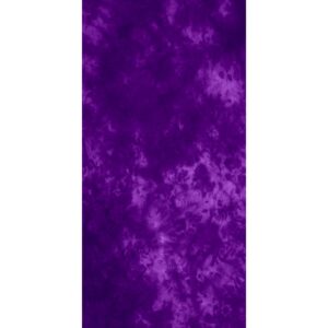 A textured fabric with various shades of purple covers the surface creating a dynamic and vibrant appearance suitable for artistic or decorative use