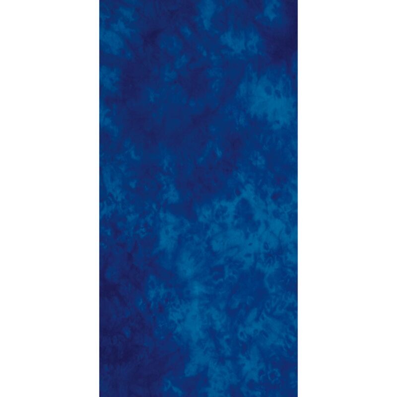 Tie Dye Tube Headband A textured fabric in varying shades of blue fills the space with a mottled design creating a rich and deep appearance suitable for artistic projects or decorative purposes.