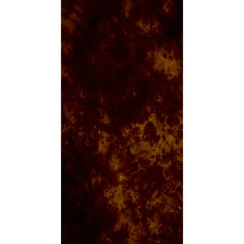 Tie Dye Tube Headband A textured surface displays a combination of dark brown and golden hues creating an abstract pattern that suggests depth and movement in a soft organic style.